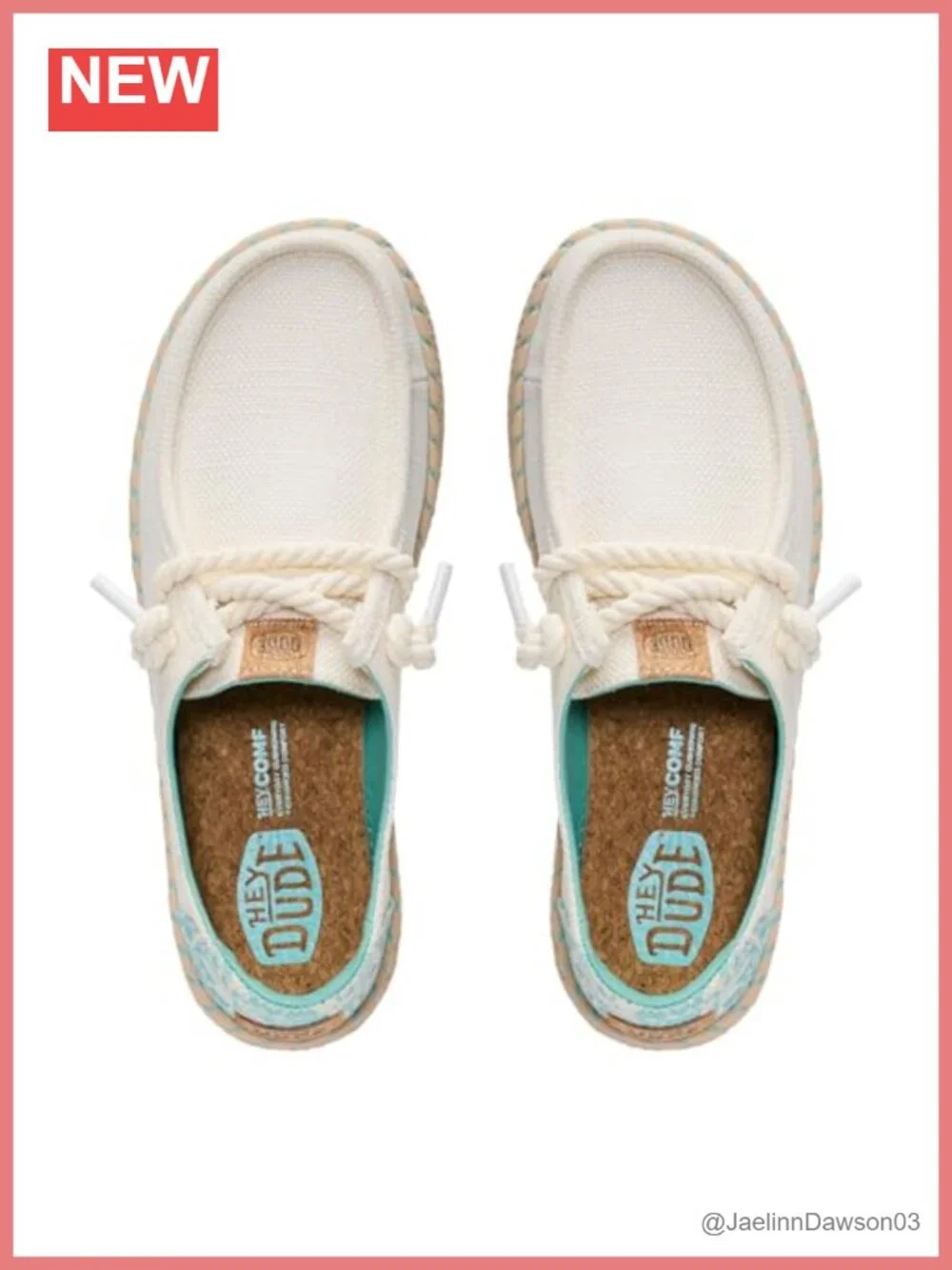 Women's Espadrille Slip-On Loafer with Cork Footbed, Elastic Lace, Flat